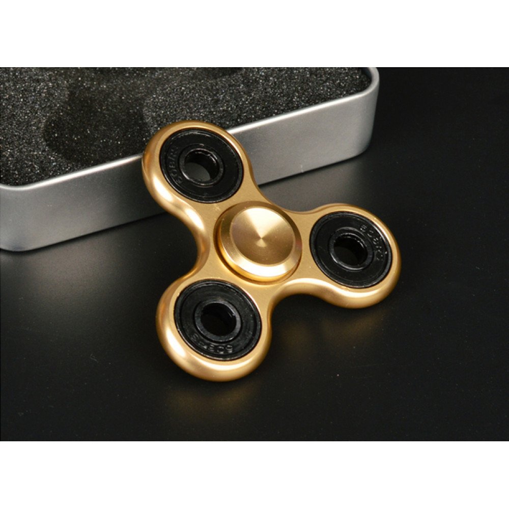 Wholesale Aluminum Metal Classic Fidget Spinner Hand Stress Reducer 