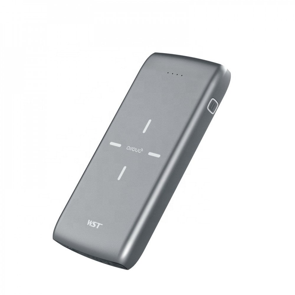 Wholesale 2 in 1 Qi Wireless Charging & Power Bank External Battery Pack  10000 mAh (Gray)