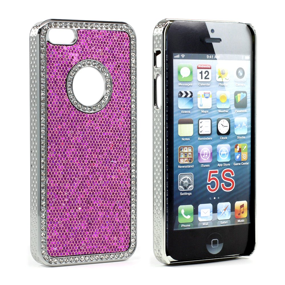 Wholesale iPhone 5S Sparkly Case (Purple)