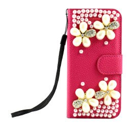 Metrocity Iphone6 Leather Wallet Case (Hot Pink) : Cell Phones  & Accessories
