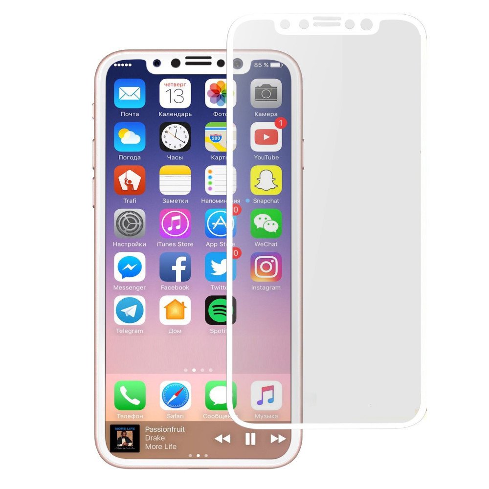 Wholesale Iphone 11 Pro 5 8in Xs X Tempered Glass Full Screen Protector Glass White