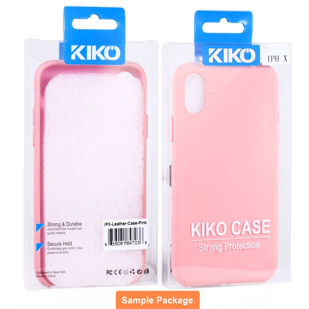 Reiko iPhone Xs Max Clear Bumper Case with Air Cushion Protection in Clear Hot Pink