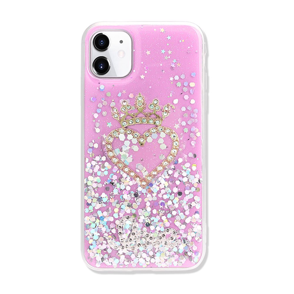 Delray Iphone XS Max Glitter Mirror pink mobile case