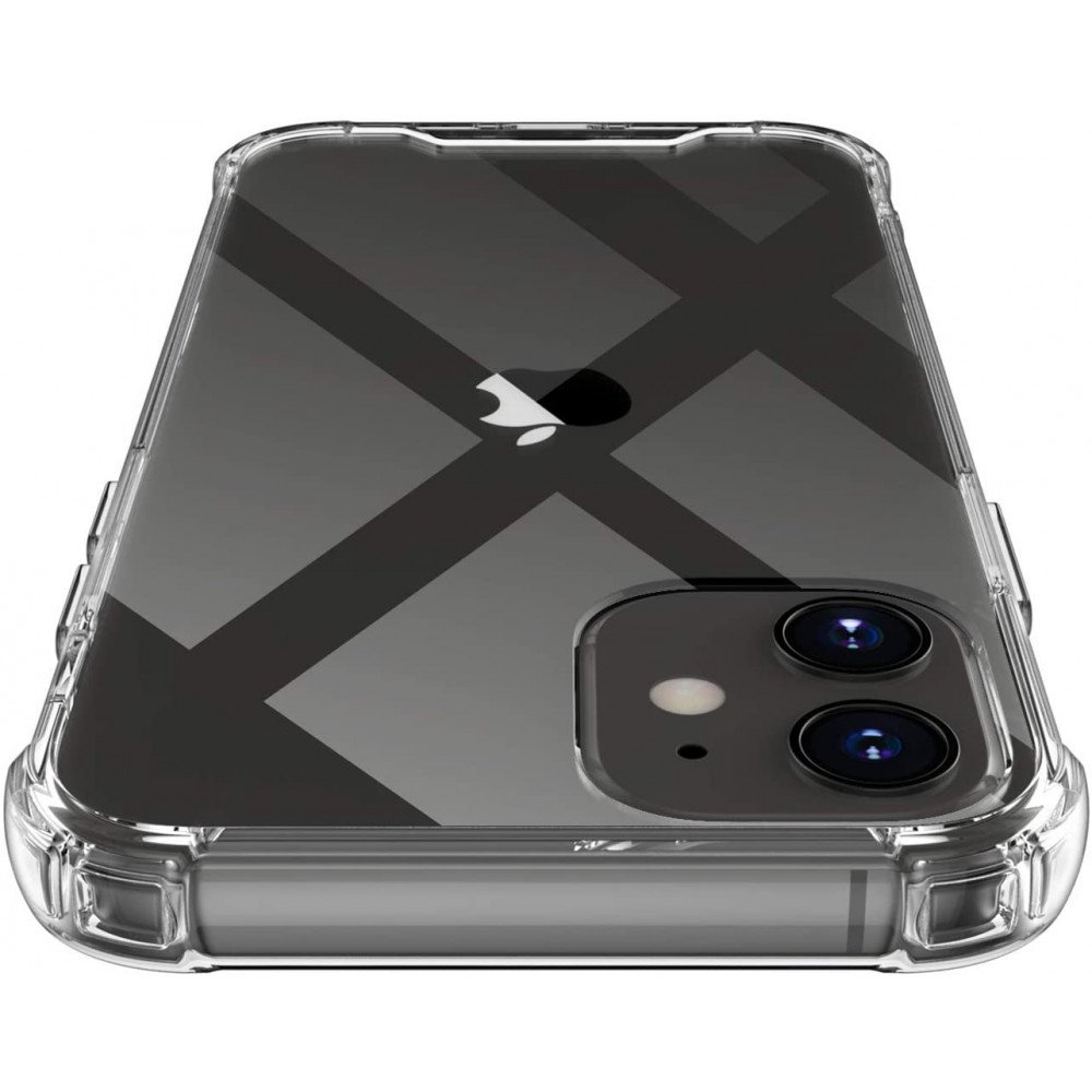 Wholesale Slim Matte Hybrid Bumper Case for iPhone 12 / iPhone 12 Pro 6.1  inch (Black)