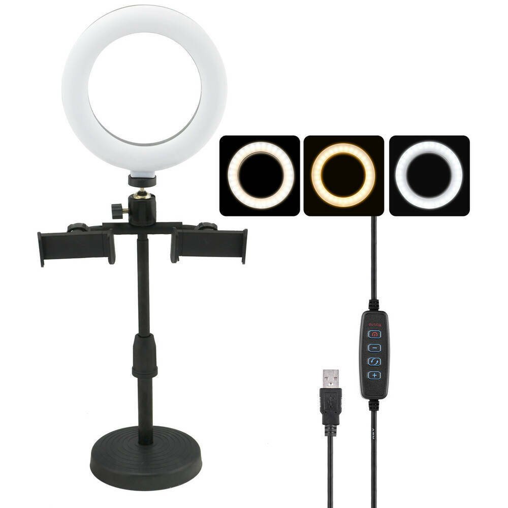 Buy EcommOceans MJ33 13 Inch RGB Ring Light with Mini Light Stand Online in  India at Best Prices