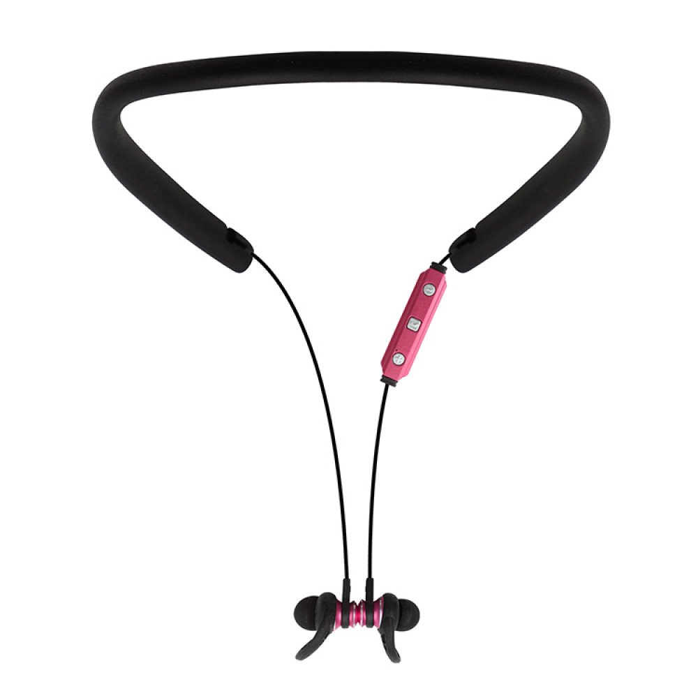 Wholesale Slim Sports Over the Neck Wireless Bluetooth Stereo Headset  STN-781 (Pink)