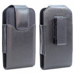 Wholesale Slim TPU Vertical Armor Belt Pouch Large 22 (Black)