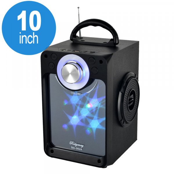 Wholesale LED Screen Light Portable Bluetooth Speaker MHS001 (Black)