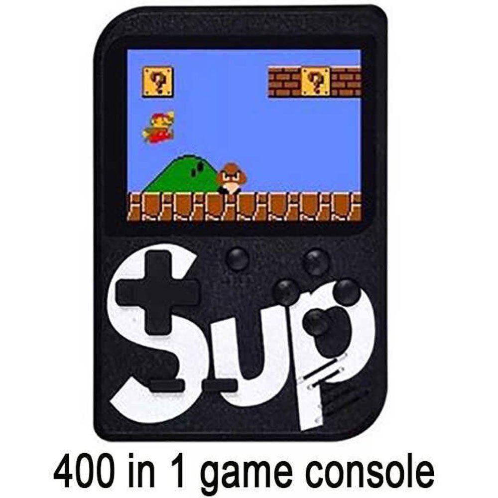 Wholesale Retro Classic SUP Game Box Portable Handheld Game Console  Built-in 400 Classic Games (Navy Blue)
