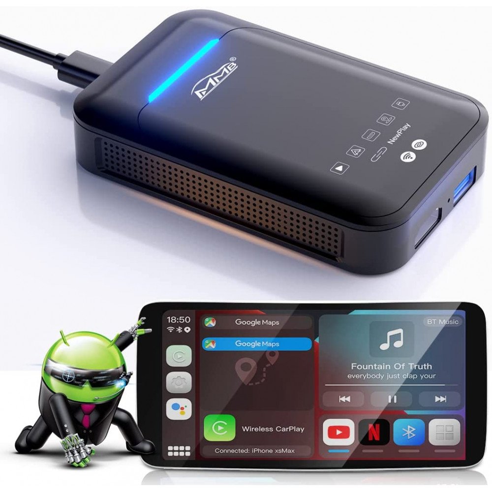 Apple Carplay Wireless Adapter Android Auto Mini Ai Box Car Play Inalambrico  Dongle Para Coche Sans Fil Streaming Player Sem Fio - AliExpress