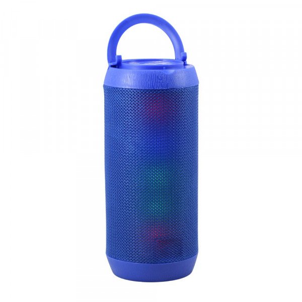 Wholesale LED Color Light Wireless Bluetooth Portable Speaker with Colorful Display A1 for Universal Cell Phone And Bluetooth Device (Blue)