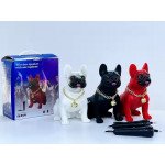 Wholesale French Bulldog Bluetooth Speaker - Powerful Sound, Unique Dog Design M15 for Universal Cell Phone And Bluetooth Device (Red)