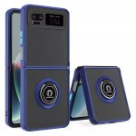 Wholesale Tuff Slim Armor Hybrid Ring Stand Case for Motorola Razr 2023 (Navy Blue)