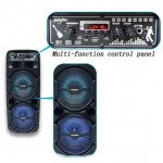 Wholesale Party Bluetooth Speaker: Multi-Function, Wireless, LED Screen, USB Support QS222 for Universal Cell Phone And Bluetooth Device (Black)