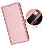 Wholesale Premium PU Leather Folio Wallet Front Cover Case with Card Holder Slots and Wrist Strap for Samsung Galaxy A03s (USA) (Rose Gold)