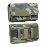 Wholesale Ex-Large Horizontal Camouflage Phone Pouch with Belt Clip – Durable, Stretchable Design for Fits iPhone 15 Pro Max and more (Camo)