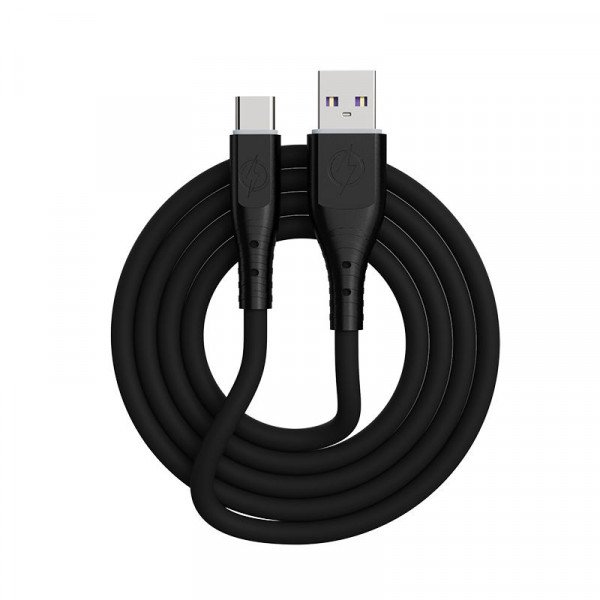 Type C USB-C Cable 10FT: Heavy Duty Flexible Silicone Charging Cord for Universal Devices