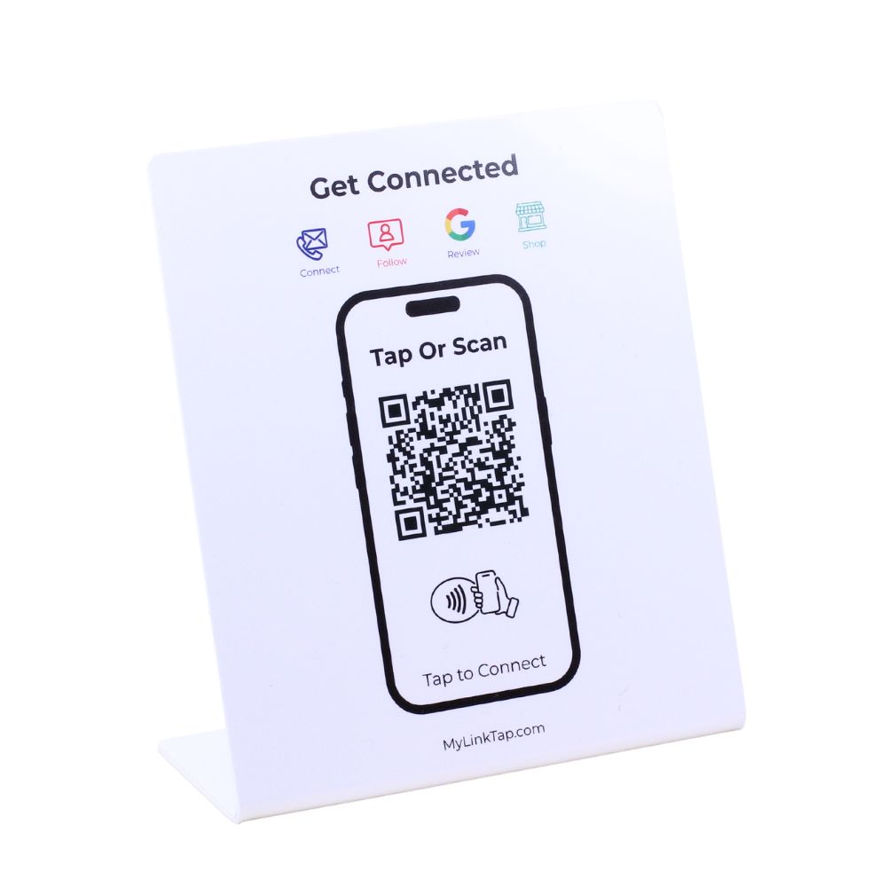 Popl - Digital NFC Tag Shares Social Media, Contact, Payment & More for iPHONE and Android (Black)