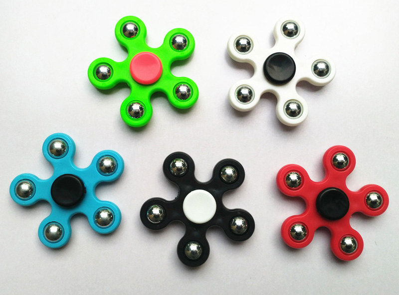 Wholesale 5 Steel Ball Fidget Spinner Stress Reducer Toy for ADHD and ...