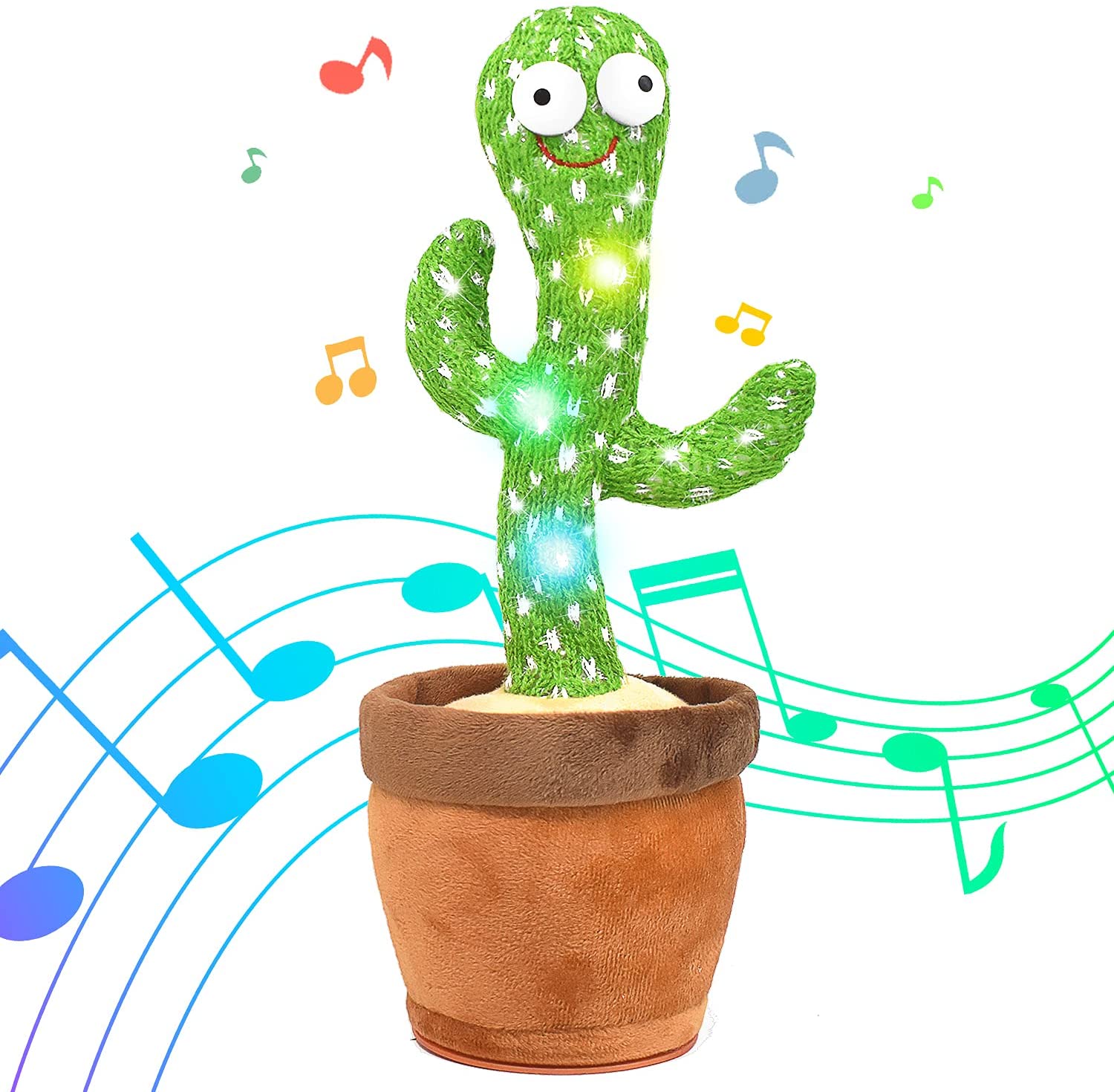 Dancing Singing Funny Cactus Bluetooth Wireless Speaker Toy Song Recording