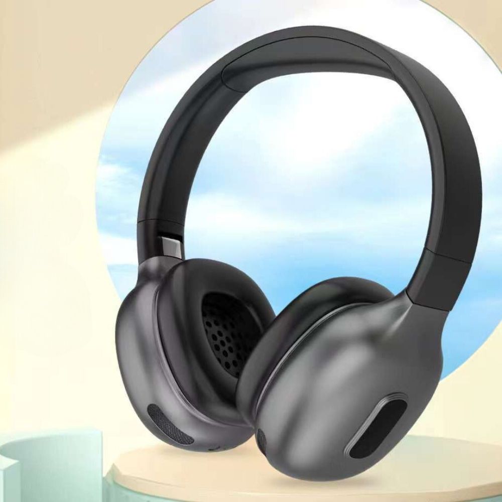 Sleek Bluetooth HeadPHONEs: Comfort Over-Ear Design, High-Quality Sound for CELL PHONEs (Black)