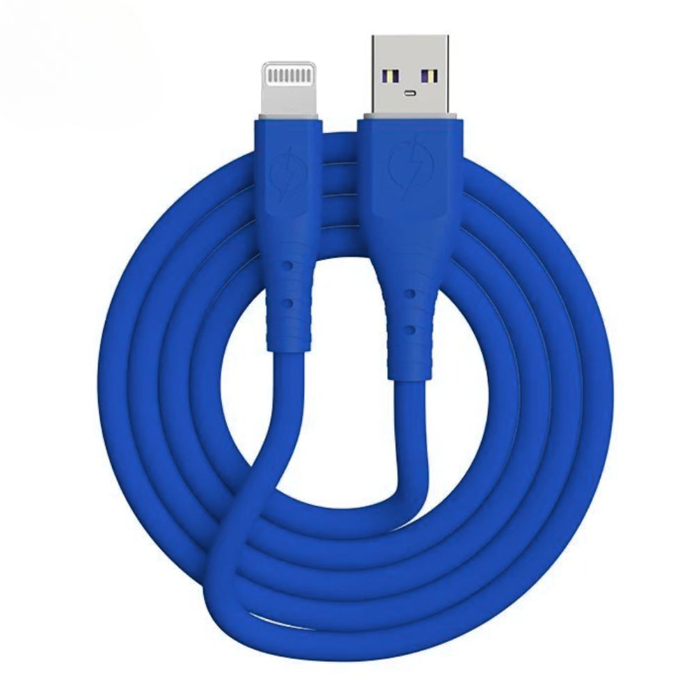 IP Lighting 10FT Heavy Duty USB Cable for IPHONE & iPad - Strong Flexible Silicone Charge & Sync